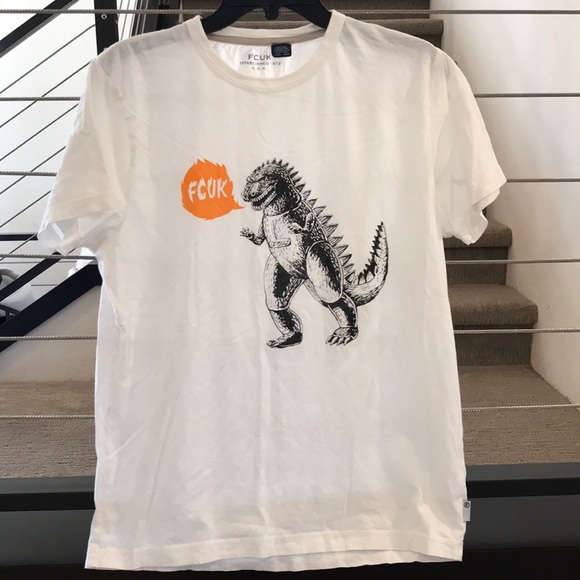 Men's Funny Slogan Dinosaur Fcuk T-Shirt - Picture 3 of 5
